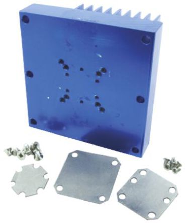 Intelligent LED Solutions - ILA-HSINK-70X70X55MM-BLU-K - Intelligent LED Solutions 蓝色 散热器 ILA-HSINK-70X70X55MM-BLU-K, 螺钉安装, 70 x 70 x 55mm		