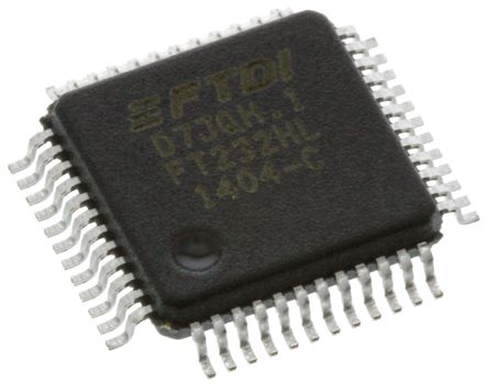 FTDI Chip - FT232HL-REEL - FTDI Chip FT232HL-REEL 12Mbit/s USB  UART, ֧RS232RS422RS485 UART׼, 1.8 V 3.3 V, 48 LQFPװ		