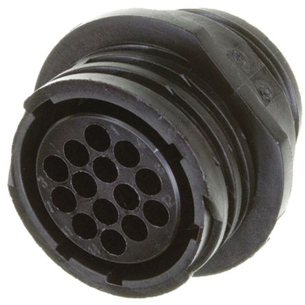 TE Connectivity - 206043-3 - TE Connectivity 14路 电缆安装 直向 连接器 插座 206043-3, 母触点		