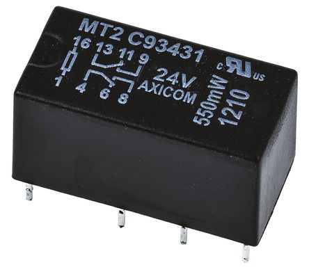 TE Connectivity - MT2-C93431 - TE Connectivity MT2-C93431 ˫˫ PCB װ Ǳ̵, 2 A, 24V dc		