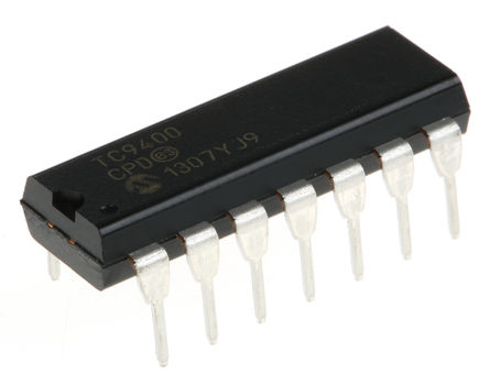 Microchip - TC9400CPD - Microchip TC9400CPD 100kHz ѹ-Ƶת, 0.25%FSR, 14 PDIPװ		