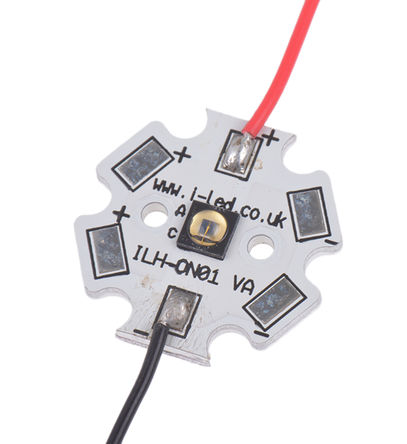 Intelligent LED Solutions - ILH-IW01-94SL-SC211-WIR200. - ILS OSRAM IR OSLON ϵ  LED , 940nm, 215mW		