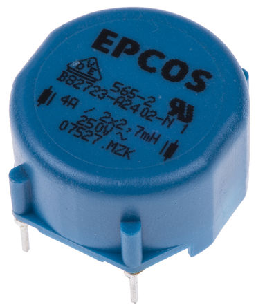 EPCOS - B82723A2402N001 - EPCOS B82721A ϵ 2.7 mH 30%  B82723A2402N001 Ȧ, 4A Idc, 60m Rdc		