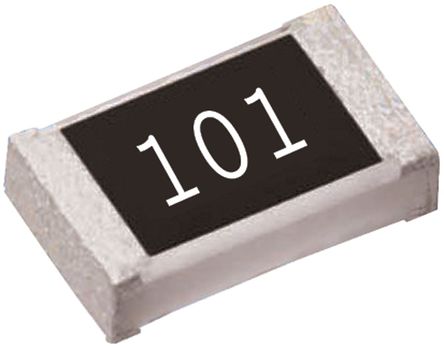 Panasonic - ERA3AEB101V - Panasonic ERA 系列 0.1W 100Ω 金属膜 薄膜SMD 电阻器 ERA3AEB101V, ±0.1%, ±25ppm/°C, 0603 封装		