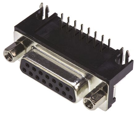 TE Connectivity - 3-1634585-2 - TE Connectivity AMPLIMITE HDP-20 ϵ 2.77mm ھ 15 · ֱ ͨװװ PCB D-sub   3-1634585-2		