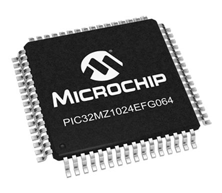 Microchip - PIC32MZ1024EFG064-I/PT - Microchip PIC32 ϵ 32 bit MIPS? MicroAptiv? MCU PIC32MZ1024EFG064-I/PT, 200MHz, 1024棩kB160棩kB ROM 		
