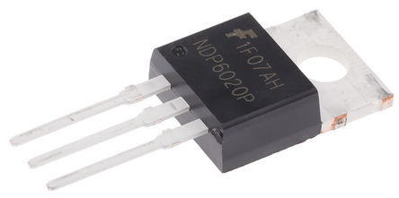 Fairchild Semiconductor - NDP6020P - Fairchild Semiconductor Si P MOSFET NDP6020P, 24 A, Vds=20 V, 3 TO-220װ		