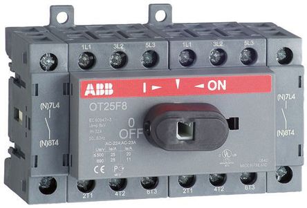 ABB - OT25F8 - ABB IP20 8 DIN 찲װ ۶ϸ뿪 OT25F8, 25 A , 9 kW		