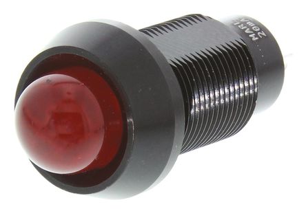 Marl - 651-102-04 - Marl 651-102-04 10 mm ͹ ɫ LED ָʾ, ƬӶ, 12.7mmװ׳ߴ, 1.9 V ֱ		