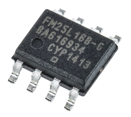 Cypress Semiconductor - FM25L16B-G - Cypress Semiconductor FM25L16B-G 16kbit SPI FRAM 洢, 2048 x 8 λ, 2.7  3.6 V, -40  +85 C, 8 SOICװ		