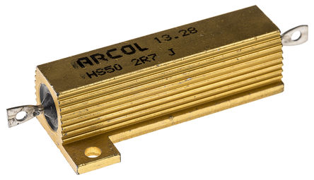 Arcol - HS50 2R7 J - Arcol HS50 ϵ HS50 2R7 J 50W 2.7 5%  尲װ̶ֵ, Ӷ, Ƿװ		