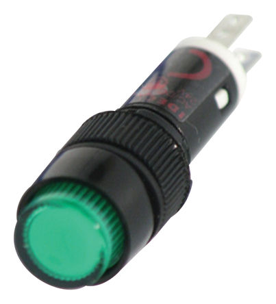 Idec - AP8M122-G - Idec AP8M122-G 9.8 mm ɫ LED ָʾ, ӽӶ, 8.1mmװ׳ߴ, 24 V /ֱ		