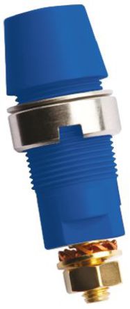 Schutzinger - SAB 6922 AU / BL - Schutzinger SAB 6922 AU / BL 蓝色 4mm 插座, 1kV 32A, 镀金触点		