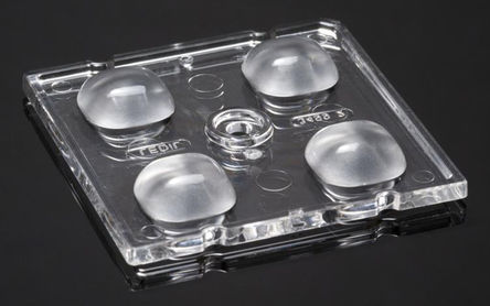 Ledil - C13499_STRADA-2X2-CY - LEDiL Strada-Module 系列 4-LED 方形 LED 透镜 C13499_STRADA-2X2-CY, 使用于XM-L		