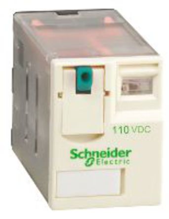 Schneider Electric - RXM2AB1FD - Schneider Electric RXM2AB1FD ˫˫ ʽ Ǳ̵, 12 A, 110V dc		