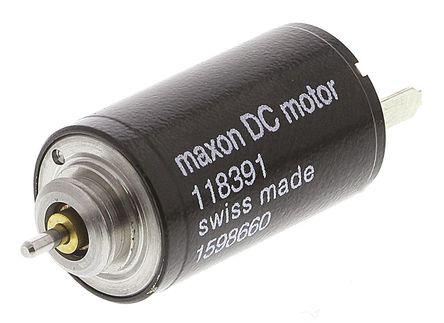 Maxon - 118391 - Maxon ˢ ֱ綯 118391, 12 V ֱԴ, 81 mA, 0.746 mNm, 11600 rpm, 1mm ֱ		