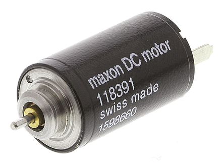 Maxon - 118391 - Maxon 电刷 直流电动机 118391, 12 V 直流电源, 81 mA, 0.746 mNm, 11600 rpm, 1mm 轴直径		