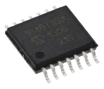 Microchip - PIC12LF1840T39A-I/ST - Microchip PIC12F ϵ 8 bit PIC MCU PIC12LF1840T39A-I/ST, 32MHz, 4  ROM , 256 B RAM, 1xUSB, TSSOP-14		