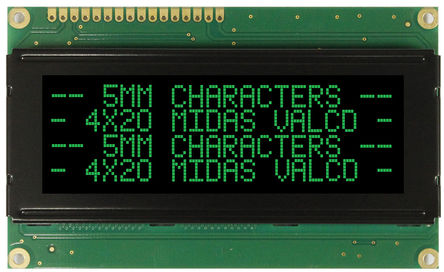 Midas - MC42005A12W-VNMLG - Midas MC42005 ϵ ͸ʽ ĸ LCD ɫʾ MC42005A12W-VNMLG, LED, 420ַ		