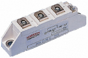 Semikron - SKKH 106/12 E - Semikron SKKH 106/12 E SCR /բģ SCR, 106A, Vrev=1200V 20mA, 5 Semipack1װ		