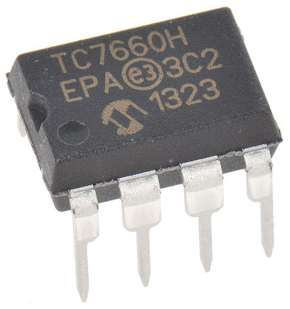 Microchip - TC7660HEPA - Microchip TC7660HEPA  ɱ, 120 kHz, 20mA, -1.5  -10 V, 8 PDIPװ		