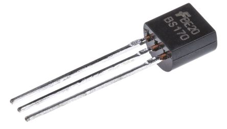 Fairchild Semiconductor - BS170 - Fairchild Semiconductor Si N MOSFET BS170, 500 mA, Vds=60 V, 3 TO-92װ		