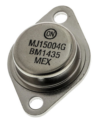 ON Semiconductor - MJ15004G - ON Semiconductor MJ15004G , PNP , 20 A, Vce=140 V, HFE:25, 2 MHz, 2 TO-204AAװ		