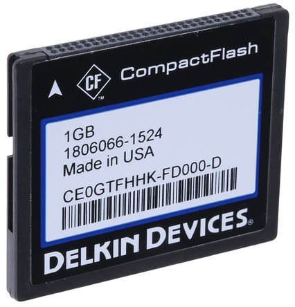 Delkin Devices - CE0GTFHHK-FD000-D - Delkin Devices 1 GB CF  SLC		