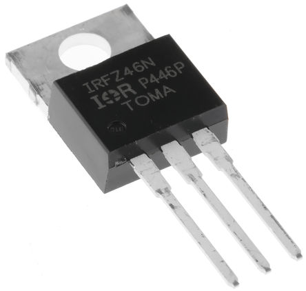 Infineon - IRFZ46NPBF - Infineon HEXFET ϵ Si N MOSFET IRFZ46NPBF, 53 A, Vds=55 V, 3 TO-220ABװ		