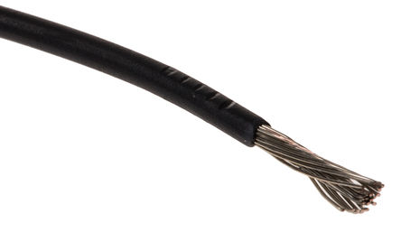 Alpha Wire - 6716 BK005 - Alpha Wire EcoWire ϵ 30m ɫ 16 AWG о ڲߵ 6716 BK005, 1.32 mm2 , 26/0.25 mm оʾ, 600 V		