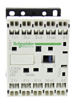 Schneider Electric - LC1K06103B7 - Schneider Electric TeSys K LC1K ϵ Ӵ LC1K06103B7, 3 , 6 A, 24 V Ȧ		
