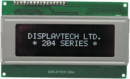 Displaytech - 204A-GC-BC-3LP - Displaytech ͸ ĸ LCD ɫʾ 204A-GC-BC-3LP, LED, 420ַ		
