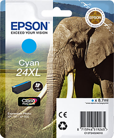 Epson - C13T24324010 - Epson ɫ ī, 24XLͺī, ڶͺŴӡ		