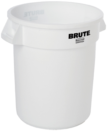 Rubbermaid Commercial Products - FG262000WHT - Rubbermaid Commercial Products BRUTE 75.7L ɫ PE  FG262000WHT, 49.5 (Dia.) x 58.1mm		