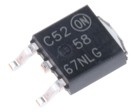 ON Semiconductor - NTD5867NLT4G - ON Semiconductor Si N MOSFET NTD5867NLT4G, 20 A, Vds=60 V, 3 DPAKװ		