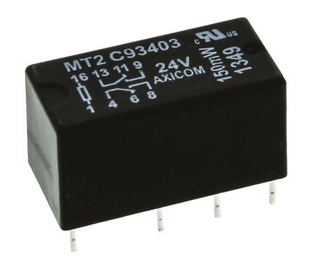 TE Connectivity - MT2-C93403 - TE Connectivity MT2-C93403 ˫˫ PCB װ Ǳ̵, 2 A, 24V dc		