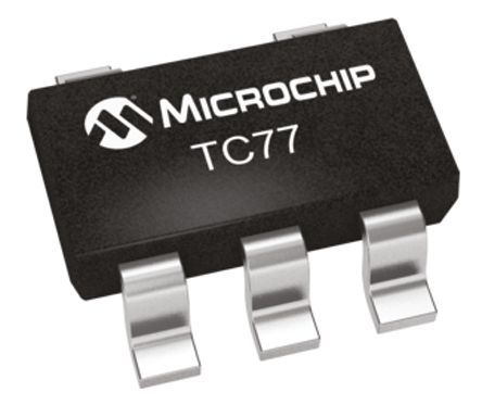 Microchip - TC77-3.3MCTTR - Microchip TC77-3.3MCTTR 13 λ ¶ȴ, 3Cȷ, MicrowireSPIӿ, 2.7  5.5 VԴ, -55  +125 C¶, 5		