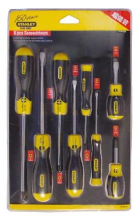 Stanley Tools - 92-004-23 - Stanley Tools 8件装 工程师 Phillips 十字头；一字 螺丝刀套件 92-004-23		