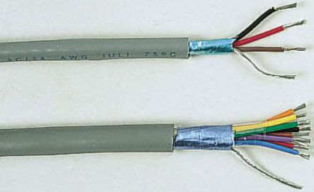 Alpha Wire - 25493 BK005 - Alpha Wire XG2, XTRA-GUARD 2 ϵ 30m F/UTP  ɫ PUR  3  ˫ ҵ 25493 BK005, 24 AWG		