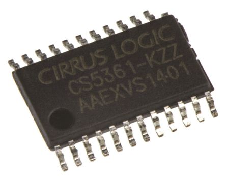 Cirrus Logic - CS5361-KZZ - Cirrus Logic CS5361-KZZ ˫ 24 λ ADC, , нӿ, 24 TSSOPװ		