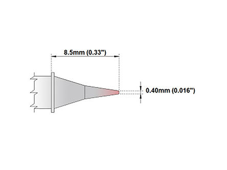 Thermaltronics - M6CS152 - Thermaltronics M ϵ, 0.4 mm ׶μ ͷ		
