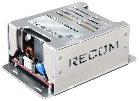 Recom - RACM100-24S - Recom 100W  ǶʽģʽԴ SMPS RACM100-24S, 85  264V ac, 24V dc, 4.17, 92%Ч		