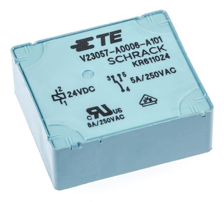 TE Connectivity - V23057A6A101 - TE Connectivity V23057A6A101 ˫ PCB װ Ǳ̵, 24V dc		