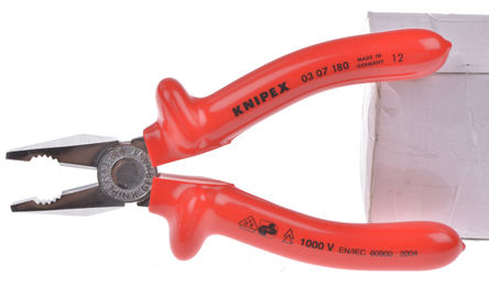 Knipex - 03 07 180 RS - Knipex ߸ ǯ 03 07 180 RS, и еӲߣ3.4 mmӲߣ2.2 mm׼ߣ12 mm, ܳ180 mm		