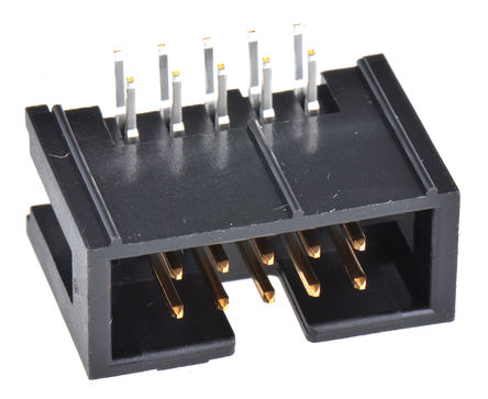 Hirose - HIF3F-10PA-2.54DS(71) - Hirose HIF3F ϵ�� 10· 2.54mm�ھ� (2��) ֱ�� PCB ���� HIF3F-10PA-2.54DS(71), ���Ӷ˽�, 1A		