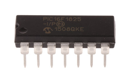 Microchip - PIC16F1825-I/P - PIC16F ϵ Microchip 8 bit PIC MCU PIC16F1825-I/P, 32MHz, 14 kB ROM , 256 B1024 B RAM, PDIP-14		