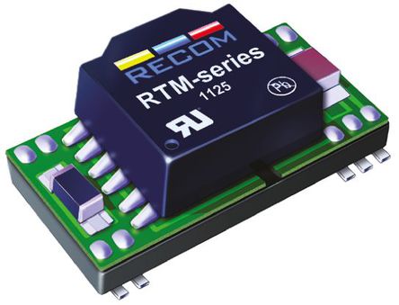 Recom - RTM-0505S - Recom RTM ϵ 2W ʽֱ-ֱת RTM-0505S, 4.5  5.5 V ֱ, 5V dc, 400mA, 2kV dcѹ, 79%Ч, SMDװ		