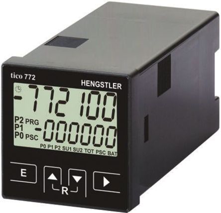 Hengstler - 0 772 121 - Hengstler 6λ LCD ּ RH2B-UDC24, 0.0001  99 9999ʾΧ, ѹ, 60kHzƵ, 115 V Դ		