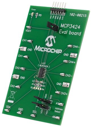 Microchip MCP3424EV