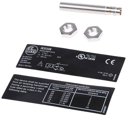 ifm electronic - IE5328 - ifm electronic IP67  ʽ IE5328, 0  2 mm ⷶΧ, PNP, 10  36 V ֱԴ		